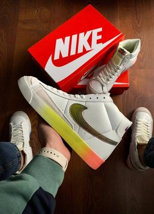 Кросівки чоловічі nike blazer mid 77 vintage white8 фото