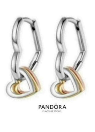 Сережки срібло silver_pandora original кільця