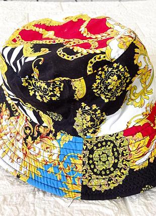Новая панама двусторонняя черная цветная р.57