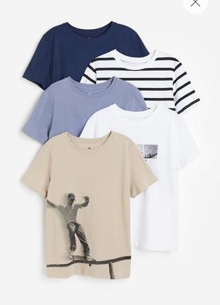 Новые футболки для подростков h&m 146/152, 158/164