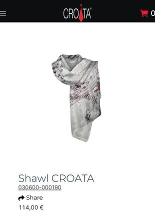 Шарф платок croata шелк