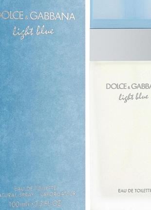 Dolce gabbana light blue парфуми духи женские 100 мл