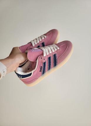 Жіночі кросівки adidas samba x notitle pink