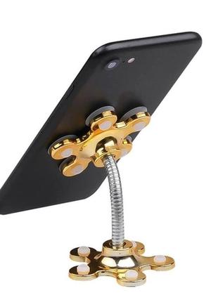 Тримач з вакуумними присосками  magic sucker / золото