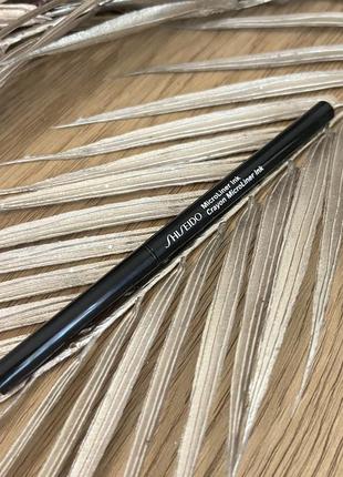 Оригінал shiseido microliner ink тонка підводка олівець для очей 01 black оригинал карандаш для глаз