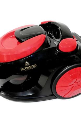 Мощный контейнерный пылесос без мешка с турбощёткой vacuum cleaner crownberg cb 659 3500w, пылесосы для дома5 фото