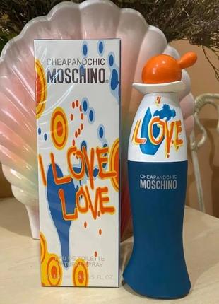 Moschino cheap & chic i love love туалетна вода 100 ml москіно мошино чіп енд шип чіп чік ай лав