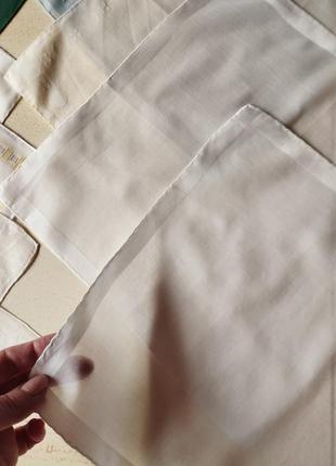 Швейцарское качество!👌новые сверхтонкие батистые платочки,, носовички 28-32, шов роуль💓4 фото