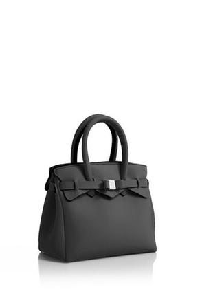Сумка сіра стильна мʼяка save my bag