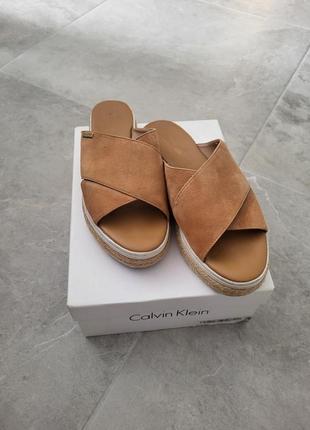 Шлепанцы calvin klein