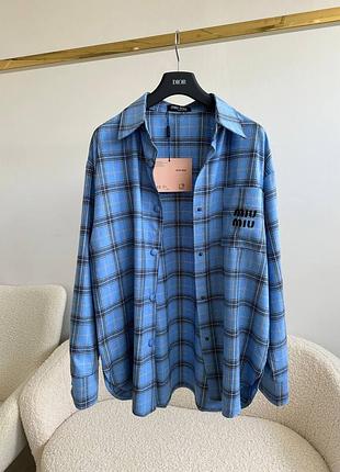 Рубашка женская в стиле miu miu ⭐⭐⭐