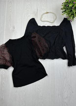 Футболка zara с воланами2 фото