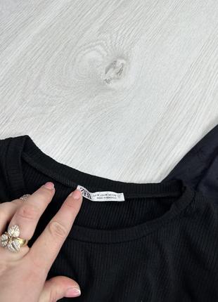 Футболка zara с воланами3 фото