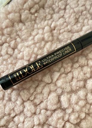 Водостойкая черная подводка лайнера для глаз lancome lash idole waterproof liner 01 glossy black