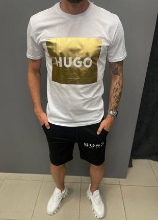 Стильный мужской летний костюм hugo boss