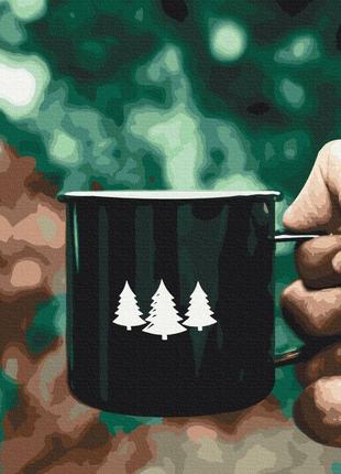 Картина за номерами ялинковий чай 40*50 см brushme bs 52491