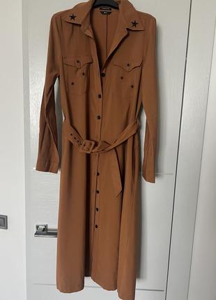 Платье рубашка вискоза colorful rebel