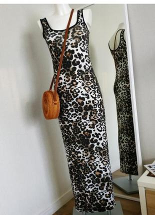 Максі сукня з леопардовим 🐆 принтом boohoo.