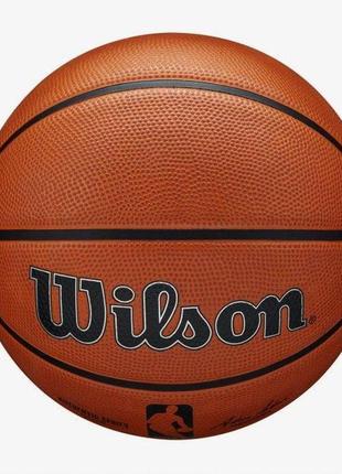 Мяч баскетбольный wilson nba authentic series outdoor 285 р. 6 amber (wtb7300xb06)3 фото