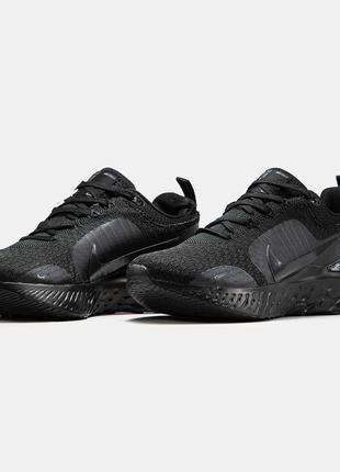 Чоловічі кросівки nike grey coral flex boots black blue embroidery