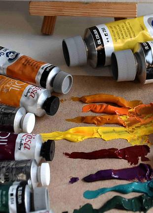 Маяк, морський літній пейзаж, оргаліт, 30х40