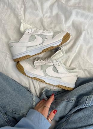 Кросівки nike dunk low white l purple