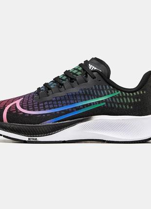 👟 кросівки   ▪️Мужские демисезонные высокие кожаные кеды nike air jordan pegasus 37 betrue      / наложка bs👟