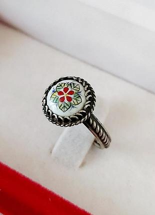 Кільце "пятилистник" вінтаж фініфть вінтажне колекційне