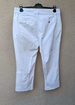 Білі котонові джинси us polo assn chino crop2 фото