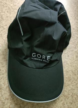 Оригінальна стильна кепка бейсболка gore на gore-tex унісекс full black