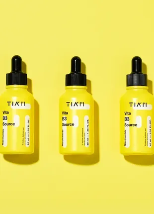 Tiam vita b3 source високоефективна освітлювальна сироватка з інтенсивною дією ніацинаміду 10%