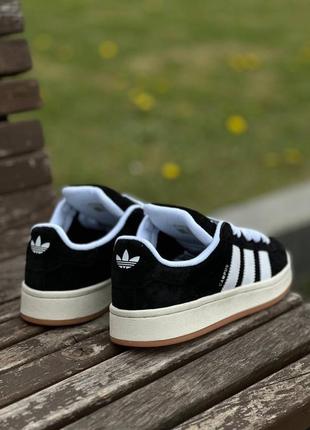 Adidas campus core black3 фото