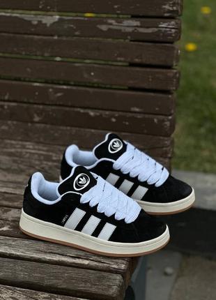 Adidas campus core black5 фото