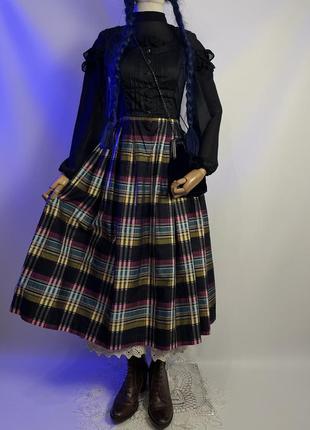 Австрія екслюзивний вінтажний шовковий довгий сарафан сукня з шовку максі етно стиль одяг до українського строю готичний сарафан готичний стиль10 фото