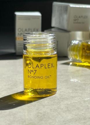 Зволожувальна олія для укладання волосся olaplex №7 bonding oil 7.5 ml