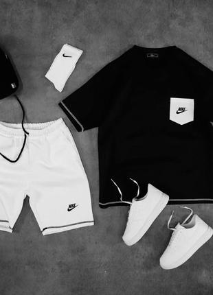 Костюм nike футболка+шорти⬛️