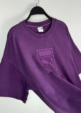 Puma oversize футболка, от известного бренда.4 фото
