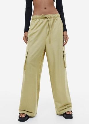 Штани брюки карго широкі трикотаж, штаны трикотажные широкие брбки6 фото
