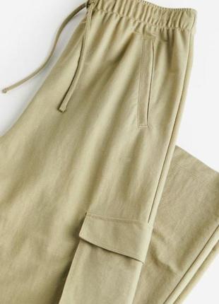 Штани брюки карго широкі трикотаж, штаны трикотажные широкие брбки8 фото