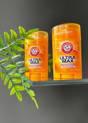 Arm & hammer, ultramax, твердий дезодорант-антиперспірант дезік для чоловіків, зі свіжим ароматом, 28 г1 фото