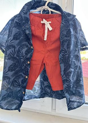 Костюм h&m (натуральний льон)