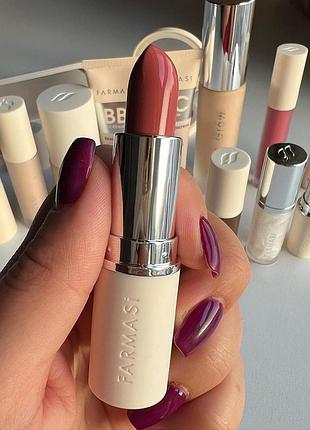 Глазированная губная помада вв farmasi soft pink 02 4 г