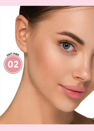 Глазированная губная помада вв farmasi soft pink 02 4 г