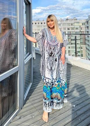 Пляжная туника l-6xl