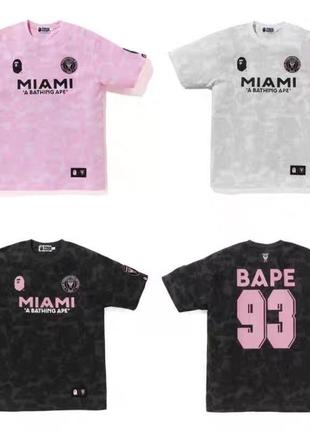 Футболка bape x miami1 фото