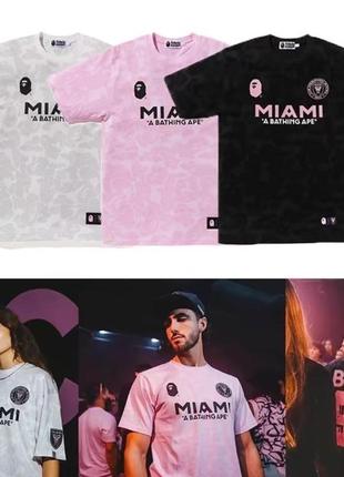 Футболка bape x miami5 фото