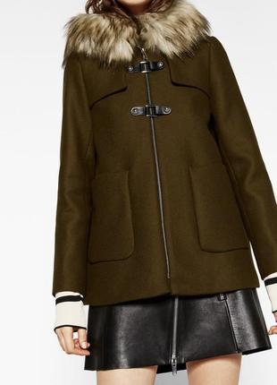 Пальто, полупальто zara.