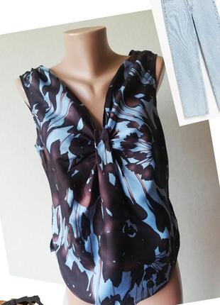 Шовкова блуза топ 100%шовк.silk