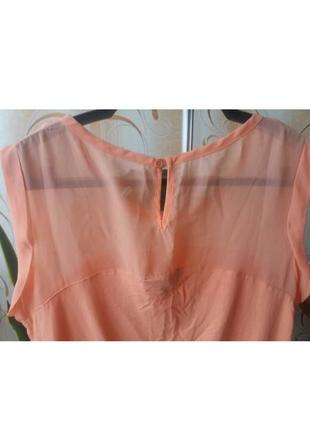 Блуза комбинированная.р 48/50.8 фото