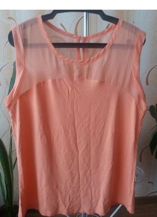 Блуза комбинированная.р 48/50.